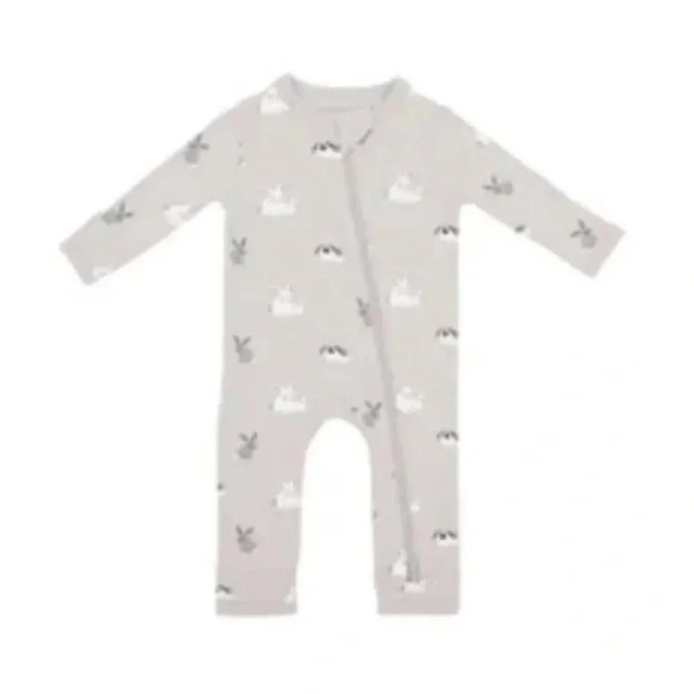 $23 ADD ON kyte baby easter print‎ bamboo footie 3-6M Zara Little Sleepies